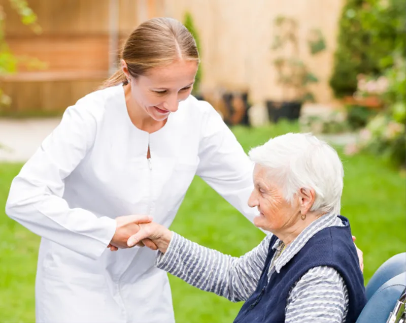 A NJ TLC Companions caring for a client